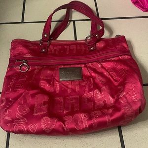 Coach poppy bag . Pink